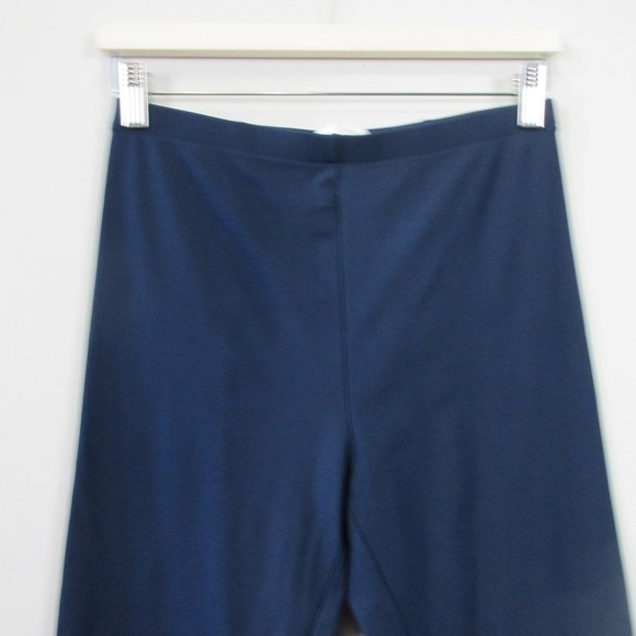 Elaine Kim Tech Stretch Cropped Flare Legging Olga L Blue Lagenlook Pants 288 - Picture 9 of 16